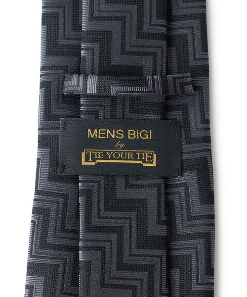 MEN'S BIGI / メンズビギ ネクタイ | TIE YOUR TIE ジオメトリック柄ネクタイ | 詳細1