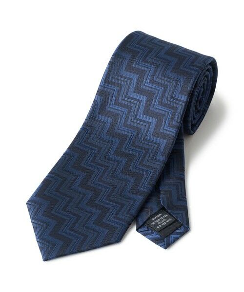 MEN'S BIGI / メンズビギ ネクタイ | TIE YOUR TIE ジオメトリック柄ネクタイ（ブラック系）