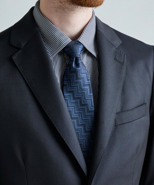 MEN'S BIGI / メンズビギ ネクタイ | TIE YOUR TIE ジオメトリック柄ネクタイ | 詳細5