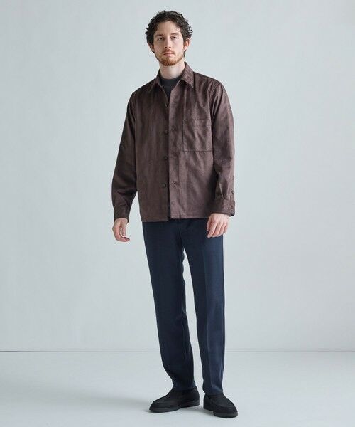 MEN'S BIGI / メンズビギ シャツ・ブラウス | フェイクスエード リラックスフィットシャツ | 詳細3