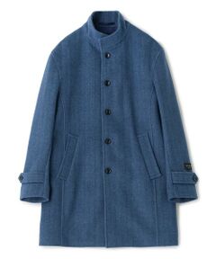 MEN'S BIGI / メンズビギ その他アウター | スーパー140ウールビーバーヘリンボーンスタンドカラーコート