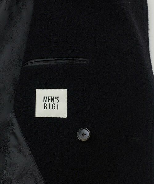 MEN'S BIGI / メンズビギ その他アウター | ウールアンゴラビーバーポロコート | 詳細10