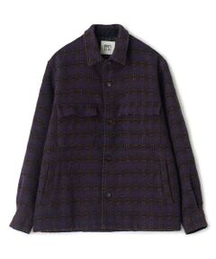 MEN'S BIGI / メンズビギ ブルゾン | 総裏ツイード CPOシャツアウター