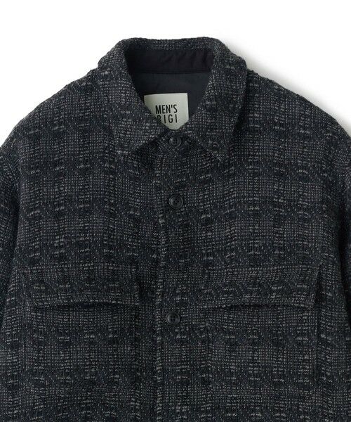 MEN'S BIGI / メンズビギ ブルゾン | 総裏ツイード CPOシャツアウター | 詳細3