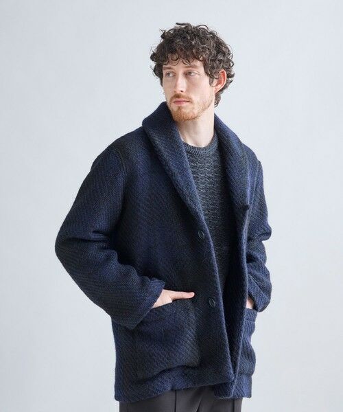 MEN'S BIGI / メンズビギ ブルゾン | 《John Braniganコラボ》ショールカラーニットジャケット | 詳細8