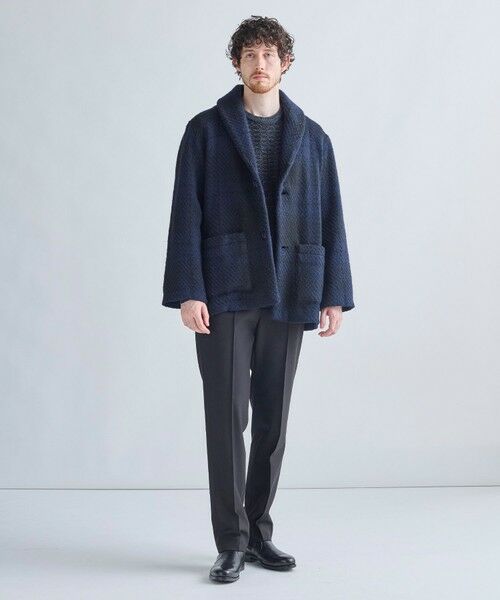 MEN'S BIGI / メンズビギ ブルゾン | 《John Braniganコラボ》ショールカラーニットジャケット | 詳細9
