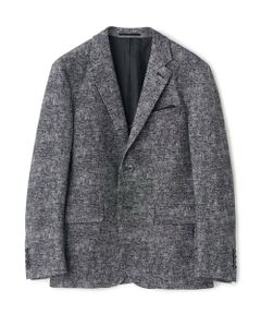 MEN'S BIGI / メンズビギ テーラードジャケット | ヒートパフォーマー ツイードプリント ストレッチジャケット［保温/ハイパワー2wayストレッチ］