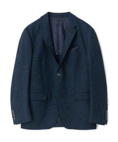 MEN'S BIGI / メンズビギ テーラードジャケット | ヒートパフォーマー ツイードプリント ストレッチジャケット［保温/ハイパワー2wayストレッチ］