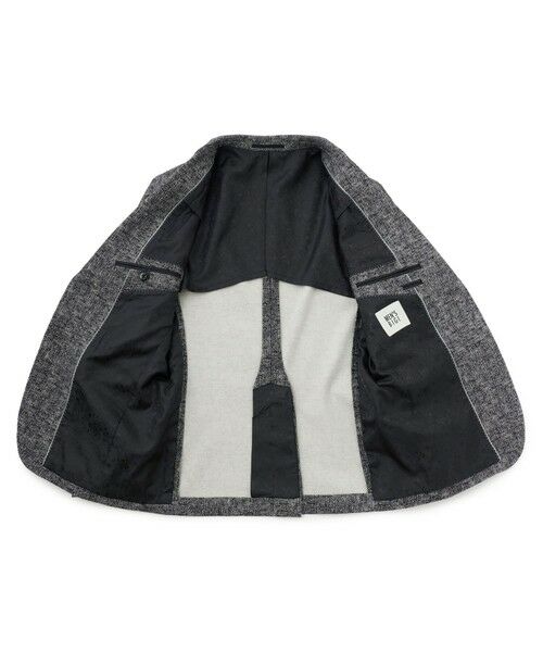 MEN'S BIGI / メンズビギ テーラードジャケット | ヒートパフォーマー ツイードプリント ストレッチジャケット［保温/ハイパワー2wayストレッチ］ | 詳細13