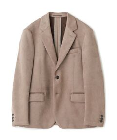 MEN'S BIGI / メンズビギ テーラードジャケット | フェイクスエードダンボール リラックスジャケット