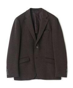 MEN'S BIGI / メンズビギ テーラードジャケット | ウール混ツイルジャージジャケット