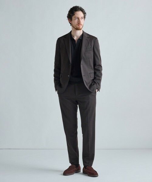 MEN'S BIGI / メンズビギ テーラードジャケット | 《別注》COLE HAAN ウールブレンドシャイニーポンチセットアップジャケット | 詳細8