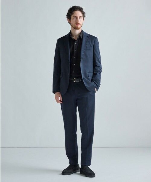 MEN'S BIGI / メンズビギ テーラードジャケット | 《別注》COLE HAAN ウールブレンドシャイニーポンチセットアップジャケット | 詳細14
