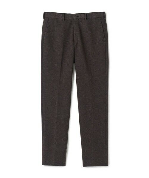 MEN'S BIGI / メンズビギ その他パンツ | ウール混ツイルジャージスラックス（ブラウン）