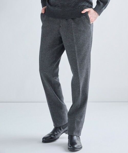 MEN'S BIGI / メンズビギ その他パンツ | ウール混ツイルジャージスラックス（グレー系）