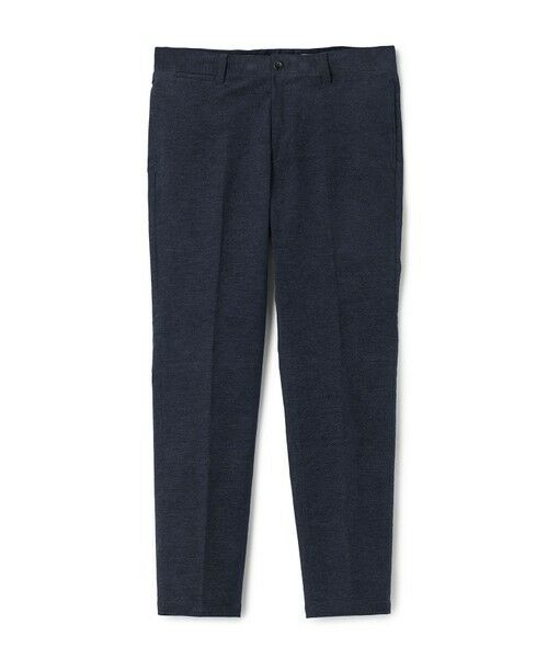 MEN'S BIGI / メンズビギ スラックス・ドレスパンツ | 杢コーデュロイクリースラインパンツ［ストレッチ］（ネイビー）