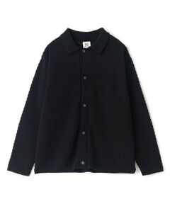 MEN'S BIGI / メンズビギ ニット・セーター | モールジャカードシアー衿付きニットカーディガン