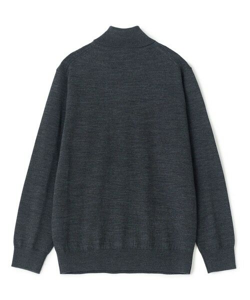 MEN'S BIGI / メンズビギ ニット・セーター | 12Gメリノウール 幾何学柄タートルネックニット | 詳細14