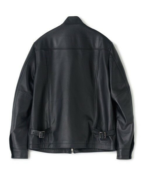 MEN'S BIGI / メンズビギ レザーブルゾン・ジャケット | ミリタリーディテール シープレザーブルゾン | 詳細15