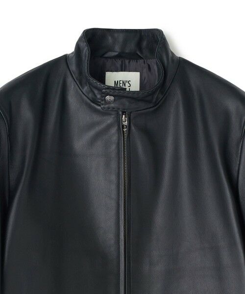 MEN'S BIGI / メンズビギ レザーブルゾン・ジャケット | ミリタリーディテール シープレザーブルゾン | 詳細3