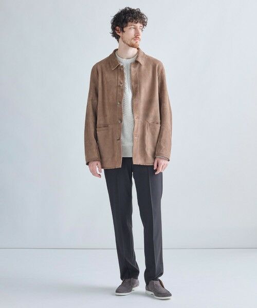 MEN'S BIGI / メンズビギ その他アウター | ゴートスエード リバーシブル カバーオールブルゾン | 詳細7