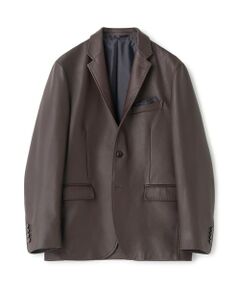 MEN'S BIGI / メンズビギ テーラードジャケット | シープレザー テーラードレザージャケット