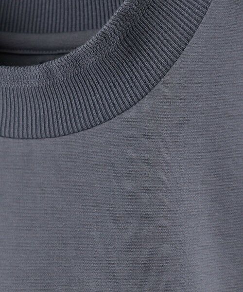 MEN'S BIGI / メンズビギ Tシャツ | アクティブテーラー シルケットスムース UネックロングTシャツ［シルケット加工/抗菌防臭/帯電防止］ | 詳細13