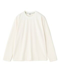 MEN'S BIGI / メンズビギ Tシャツ | リンクスジャカード 変形クルーネックロングTシャツ［抗菌防臭］