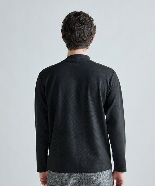 MEN'S BIGI / メンズビギ Tシャツ | テックスエードダンボールモックネックT | 詳細6