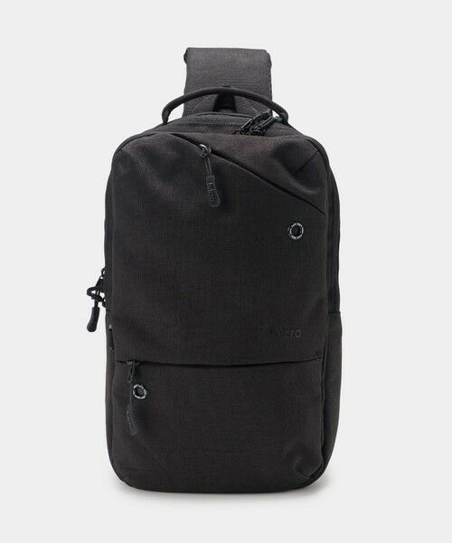 MEN'S BIGI / メンズビギ メッセンジャーバッグ・ウエストポーチ | 【fulcro/フルクロ】別注 ワンショルダーバッグ（ブラック）
