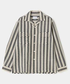 MEN'S BIGI / メンズビギ シャツ・ブラウス | インドクロシェボードシャツ〈ハンドウォッシャブル・通気性〉