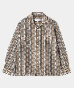 MEN'S BIGI / メンズビギ シャツ・ブラウス | インドクロシェボードシャツ〈ハンドウォッシャブル・通気性〉