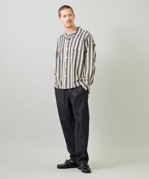 MEN'S BIGI / メンズビギ シャツ・ブラウス | インドクロシェボードシャツ〈ハンドウォッシャブル・通気性〉 | 詳細3