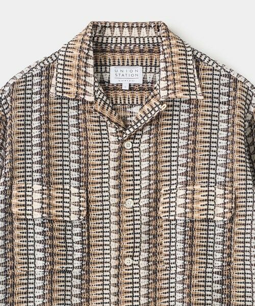 MEN'S BIGI / メンズビギ シャツ・ブラウス | インドクロシェボードシャツ〈ハンドウォッシャブル・通気性〉 | 詳細20