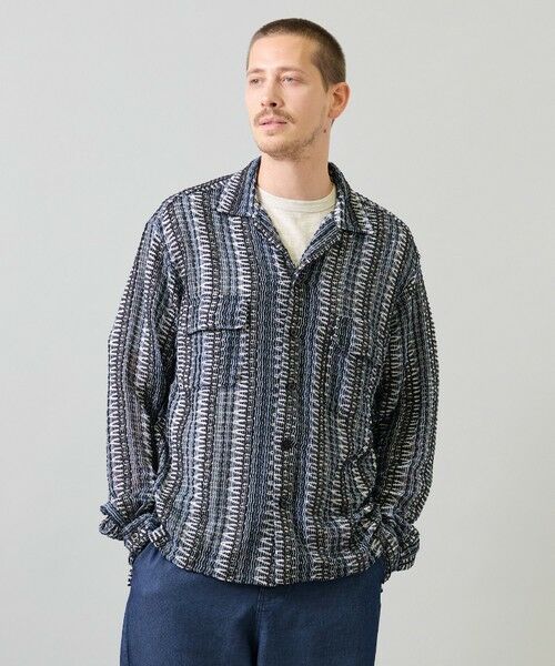 MEN'S BIGI / メンズビギ シャツ・ブラウス | インドクロシェボードシャツ〈ハンドウォッシャブル・通気性〉 | 詳細26