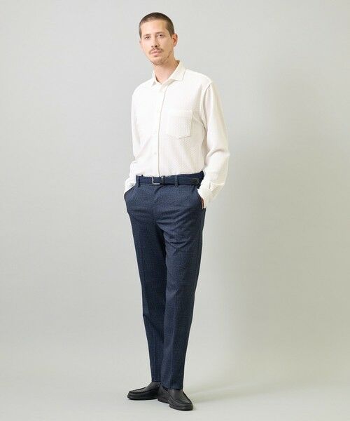 MEN'S BIGI / メンズビギ シャツ・ブラウス | ドビージャーセミワイドカラーシャツ〈ウォッシャブル・ストレッチ・イージーケア〉 | 詳細3