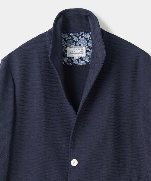 MEN'S BIGI / メンズビギ その他アウター | ハニカムジャガードスタンドカラージャケット[ストレッチ/ハンドウォッシャブル] | 詳細19