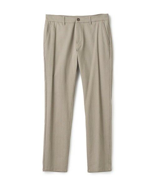 MEN'S BIGI / メンズビギ その他パンツ | ハイパーストレッチヘリンボンパンツ[スーパーストレッチ/ハンドウォッシャブル]（ベージュ）
