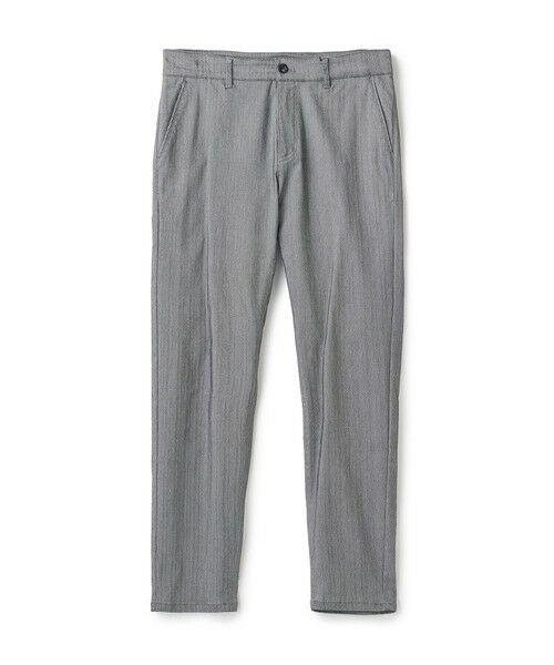 MEN'S BIGI / メンズビギ その他パンツ | ハイパーストレッチヘリンボンパンツ[スーパーストレッチ/ハンドウォッシャブル]（チャコールグレー）
