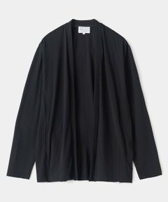 MEN'S BIGI / メンズビギ カーディガン・ボレロ | ナイロンリンクスジャガードボタンレスカーディガン