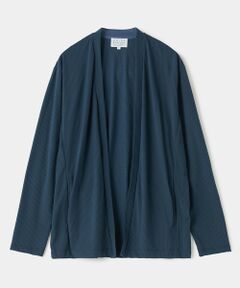 MEN'S BIGI / メンズビギ カーディガン・ボレロ | ナイロンリンクスジャガードボタンレスカーディガン