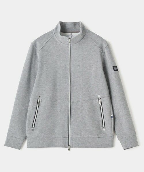 MEN'S BIGI / メンズビギ ブルゾン | BLACK LINE ポンチスタンドカラーブルゾン[ストレッチ/ハンドウォッシャブル]（グレー）