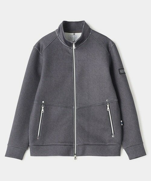 MEN'S BIGI / メンズビギ ブルゾン | BLACK LINE ポンチスタンドカラーブルゾン[ストレッチ/ハンドウォッシャブル]（ブラック系）