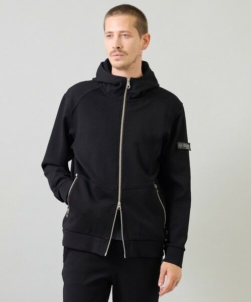 MEN'S BIGI / メンズビギ ブルゾン | BLACK LINE ポンチジップアップフーディ[ストレッチ/ハンドウォッシャブル] | 詳細4