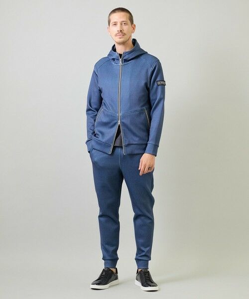 MEN'S BIGI / メンズビギ ブルゾン | BLACK LINE ポンチジップアップフーディ[ストレッチ/ハンドウォッシャブル] | 詳細8