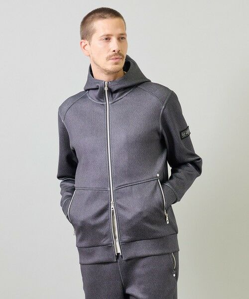 MEN'S BIGI / メンズビギ ブルゾン | BLACK LINE ポンチジップアップフーディ[ストレッチ/ハンドウォッシャブル] | 詳細16