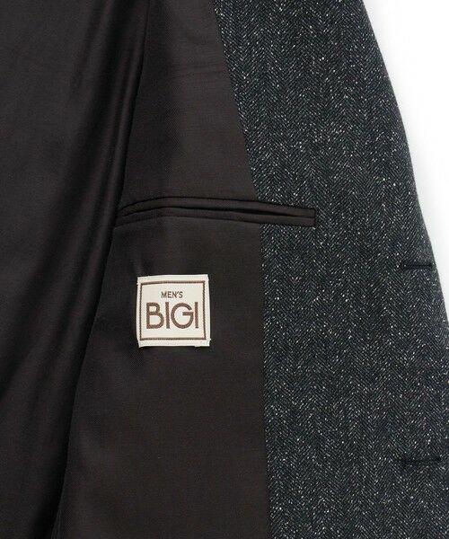 MEN'S BIGI / メンズビギ テーラードジャケット | MEN'S BIGIアーカイブ メランジ リラックス3Bジャケット | 詳細12