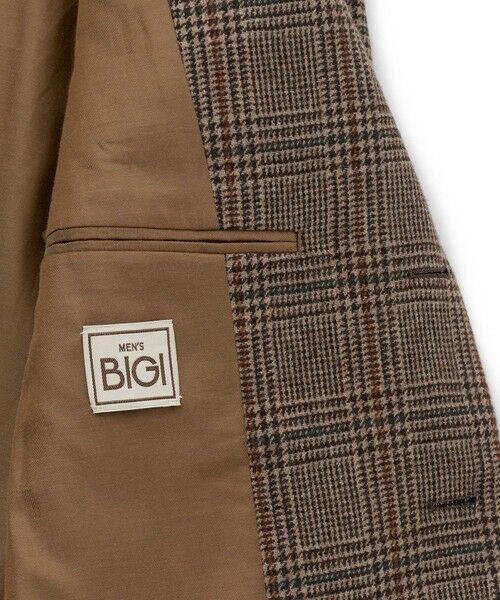MEN'S BIGI / メンズビギ テーラードジャケット | MEN'S BIGIアーカイブ グレンチェック リラックス3Bジャケット | 詳細12