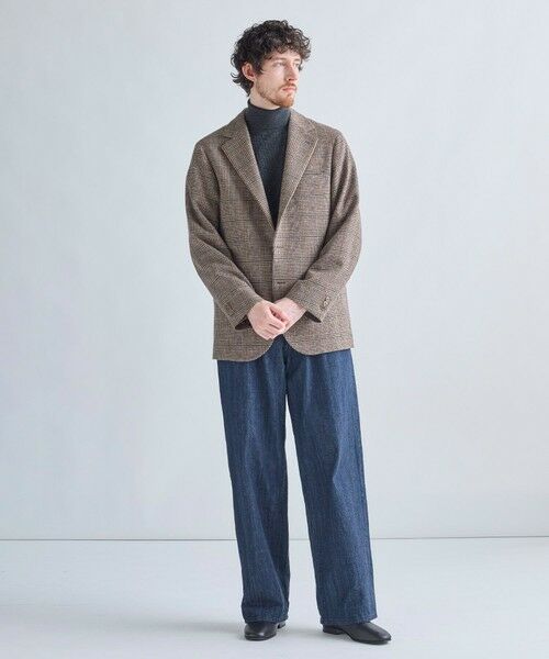 MEN'S BIGI / メンズビギ テーラードジャケット | MEN'S BIGIアーカイブ グレンチェック リラックス3Bジャケット | 詳細5