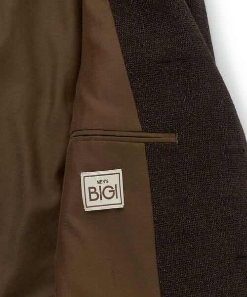 MEN'S BIGI / メンズビギ テーラードジャケット | MEN'S BIGIアーカイブ メランジ調 リラックス3Bジャケット | 詳細13
